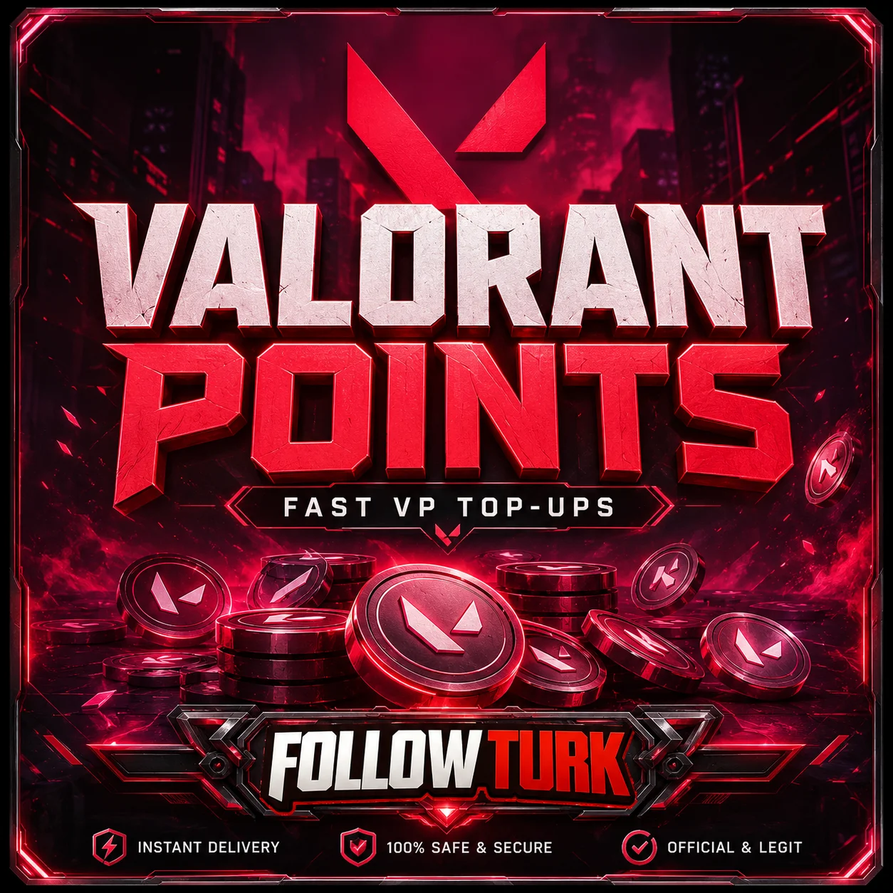 Пополнение Valorant Points (VP)
