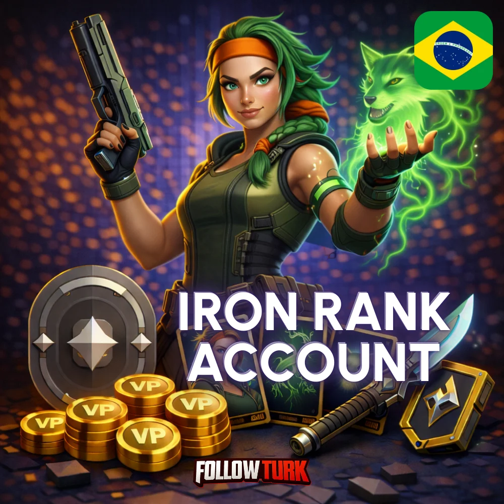 Бразилия (BR) — аккаунт Valorant ранг Iron - FollowTurk