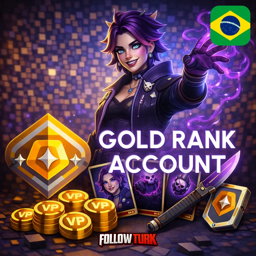 Бразилия (BR) — Gold аккаунт Valorant - FollowTurk