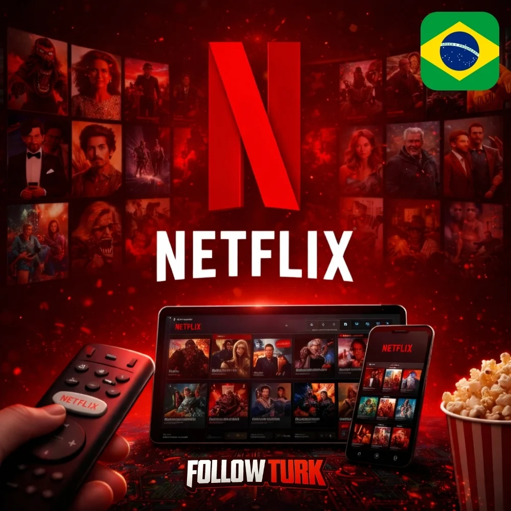 Netflix Бразилия — подарочная карта BRL - FollowTurk