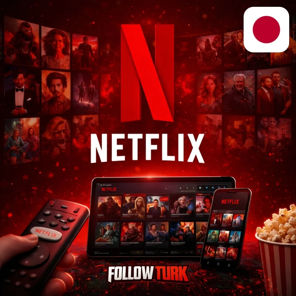 Netflix Япония — подарочная карта в JPY - FollowTurk