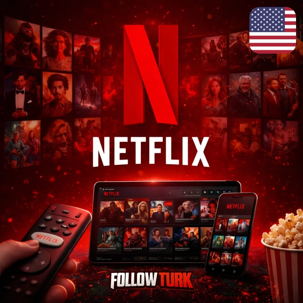 Netflix США — подарочная карта в USD - FollowTurk