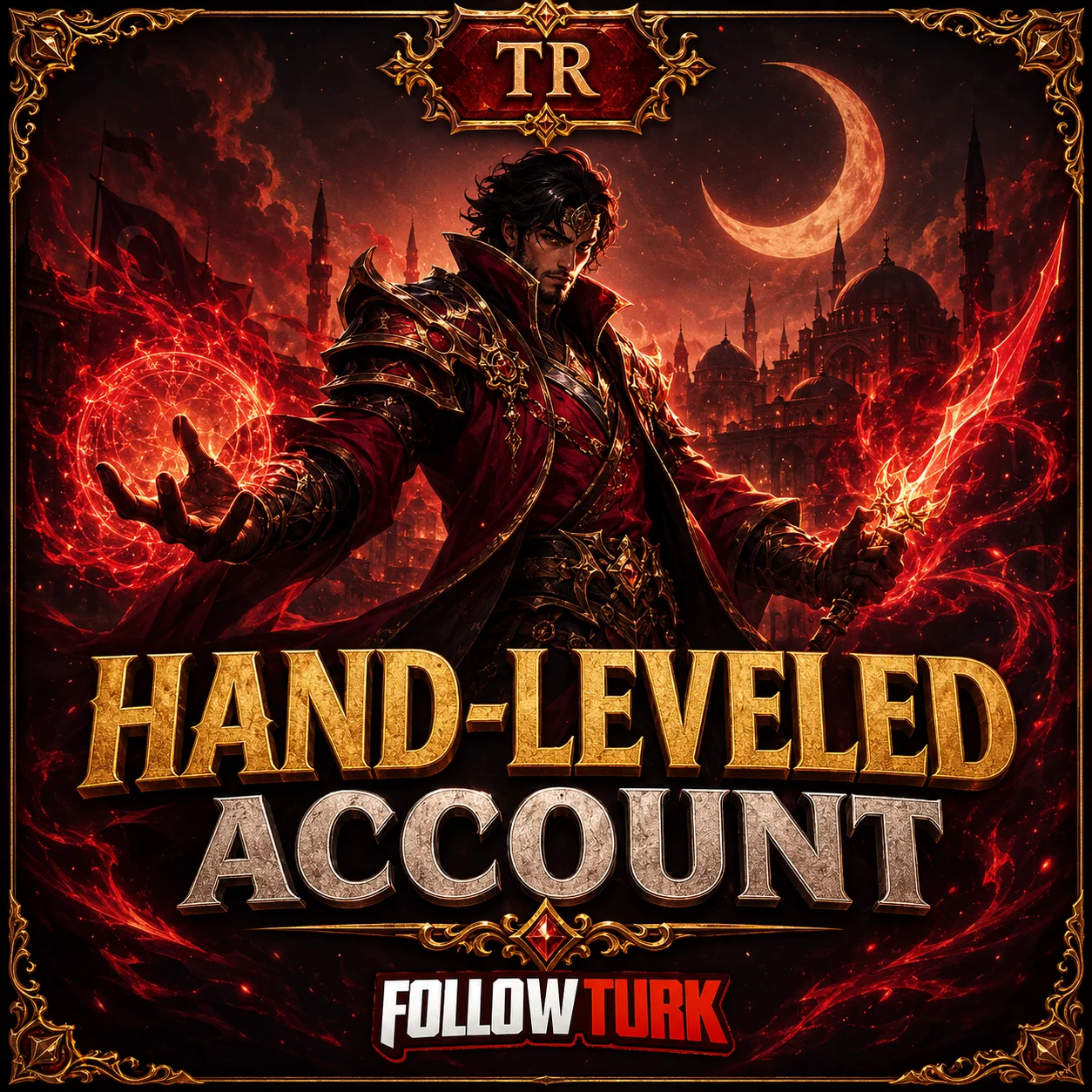 TR - Hand-Leveled Account - FollowTurk