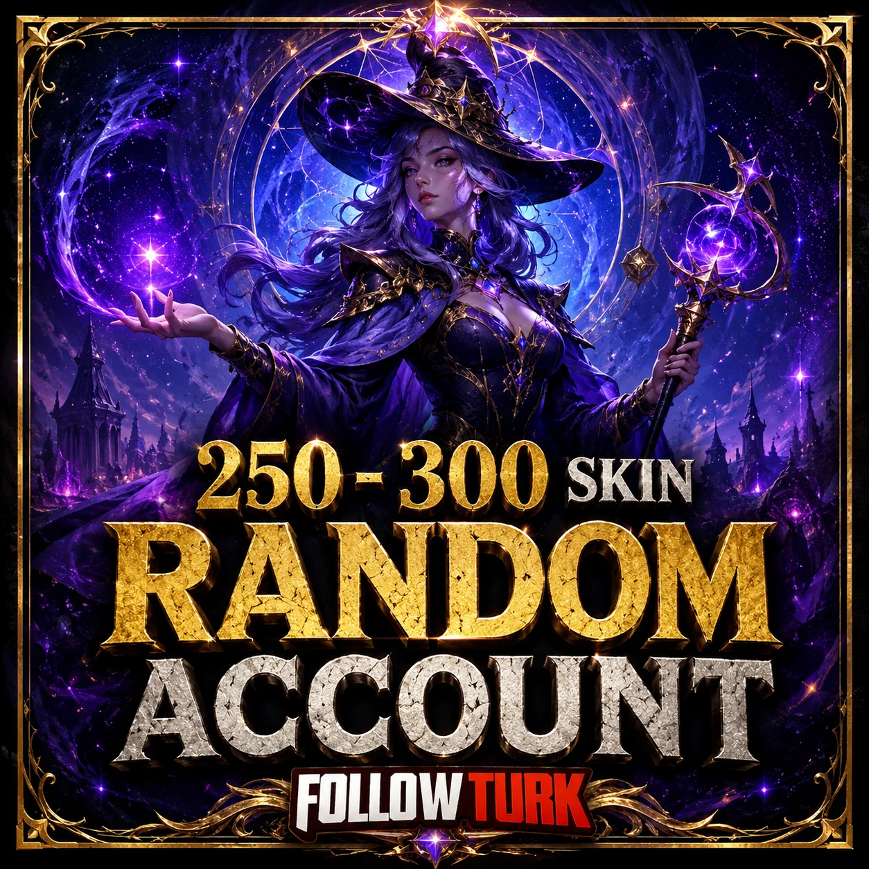 Случайный аккаунт Legend с 250–300 скинами - FollowTurk