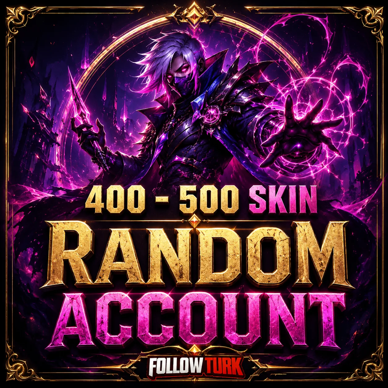 Случайный аккаунт Legend с 400–500 скинами - FollowTurk