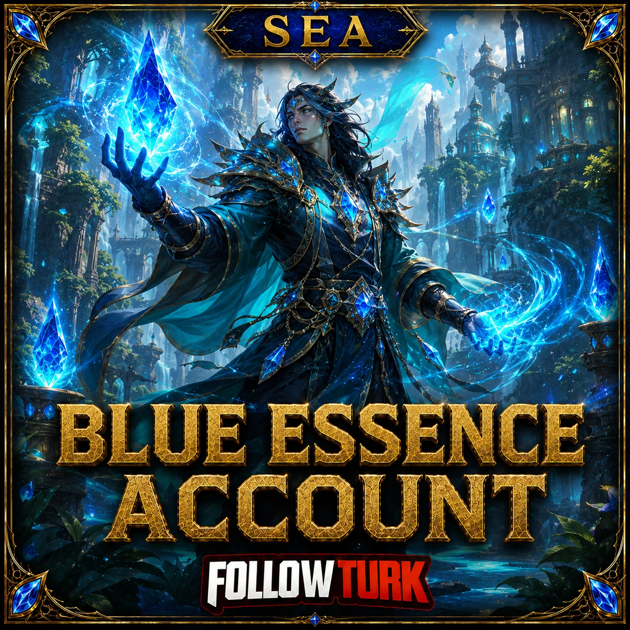 SEA аккаунт с синей эссенцией - FollowTurk