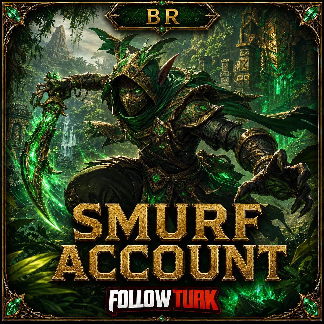 Legend Smurf аккаунт BR (Бразилия) - FollowTurk