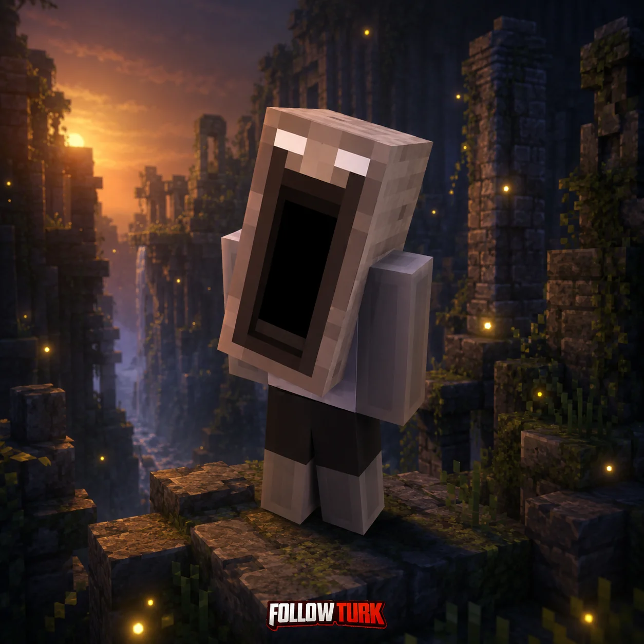 Маска Наблюдателя — ключ Minecraft - FollowTurk