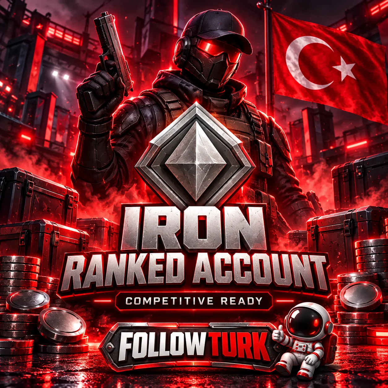 Турция — TR аккаунт Valo Iron - FollowTurk