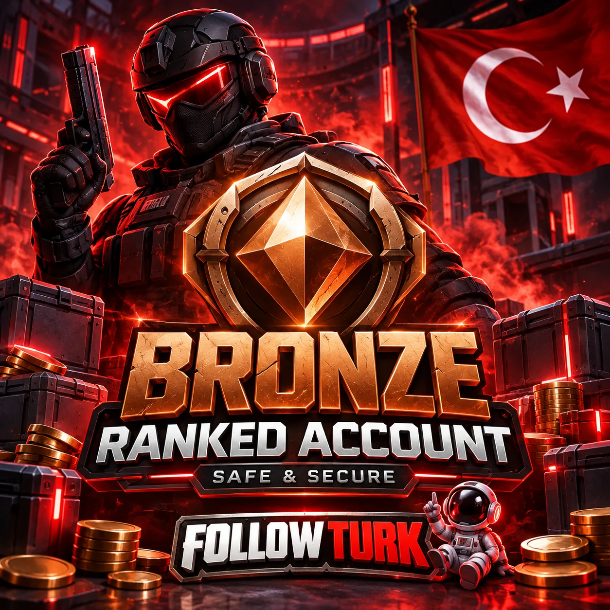 Турция — TR Bronze аккаунт Valo - FollowTurk