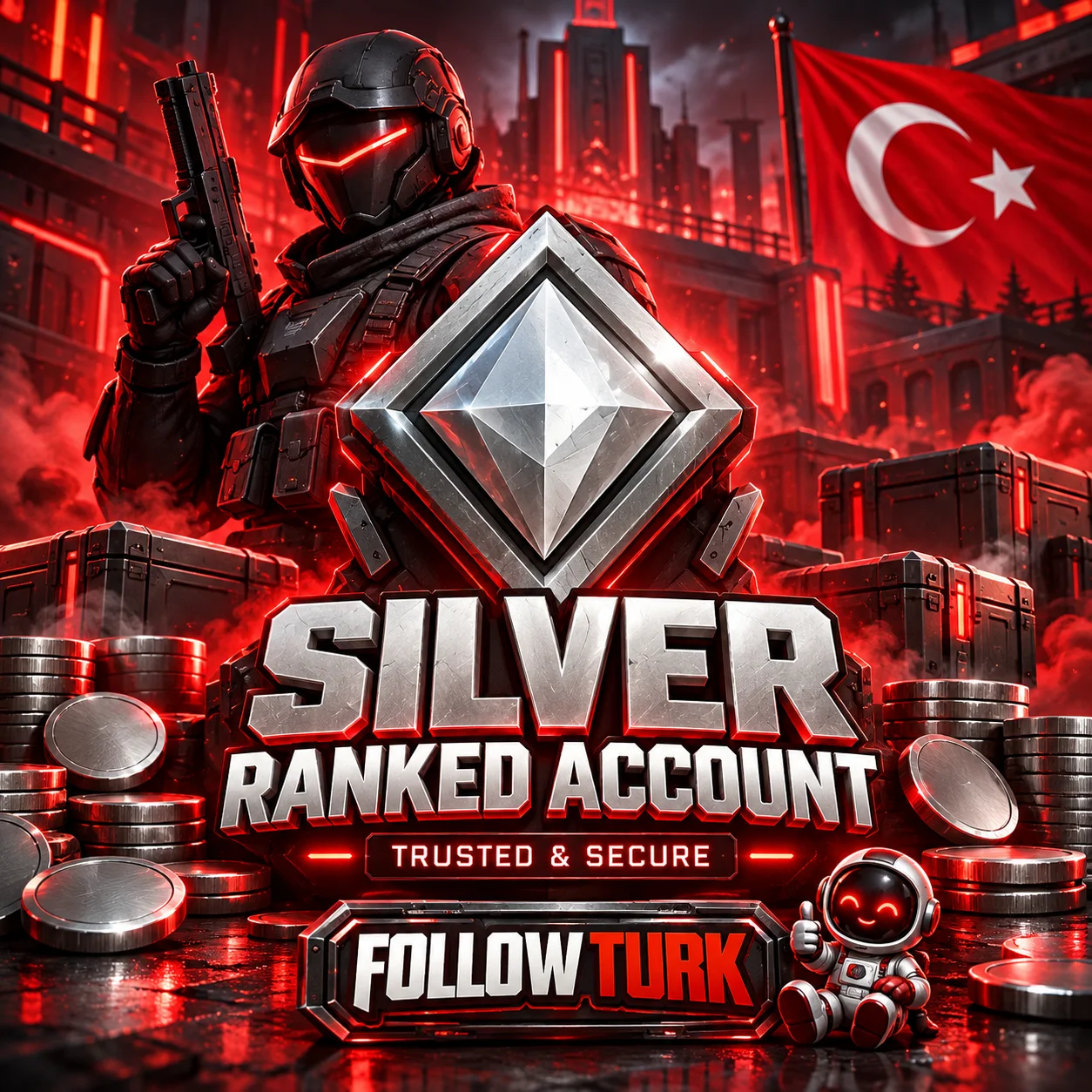 Турция — TR аккаунт Valo ранга Silver - FollowTurk