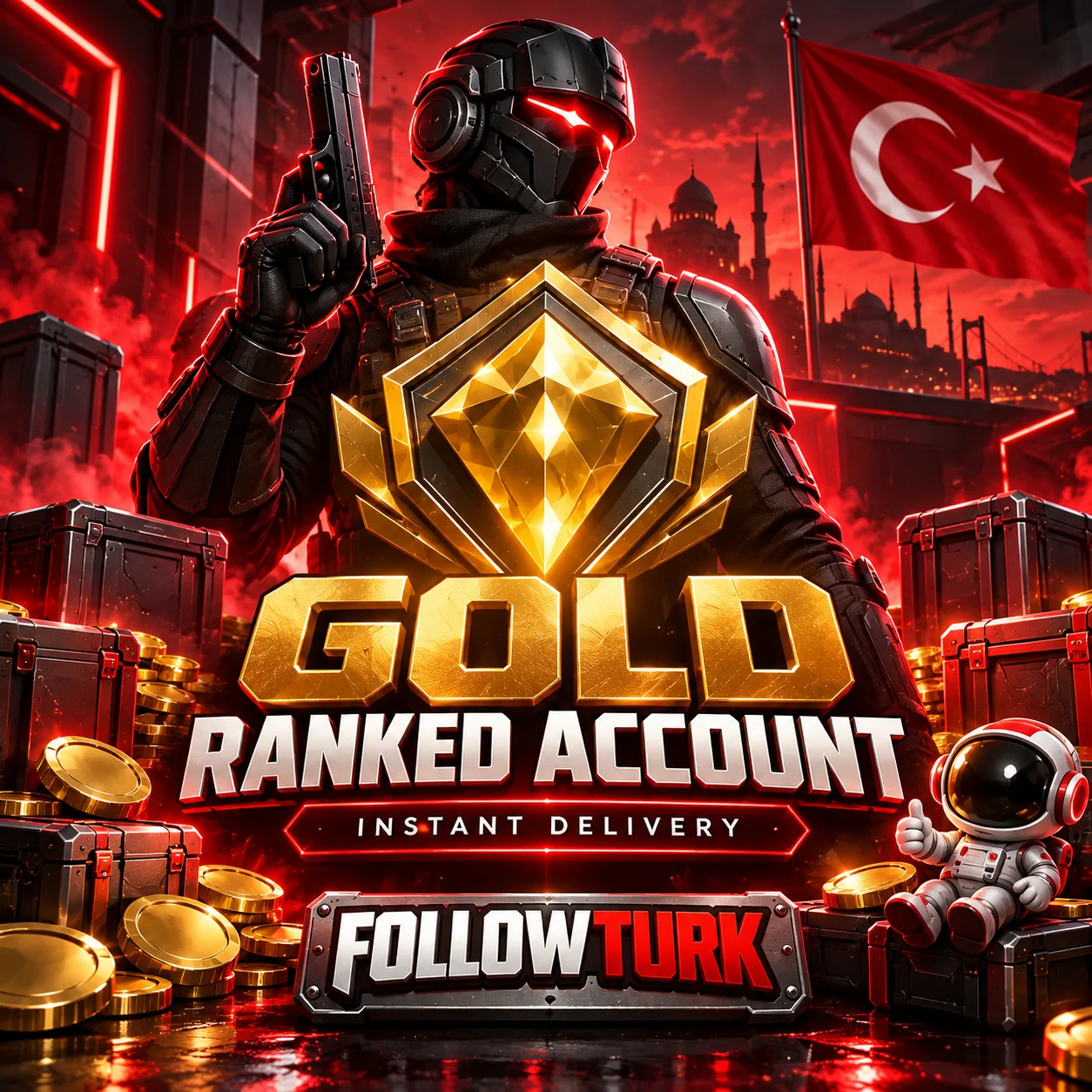 Турция - TR Gold аккаунт Valo - FollowTurk
