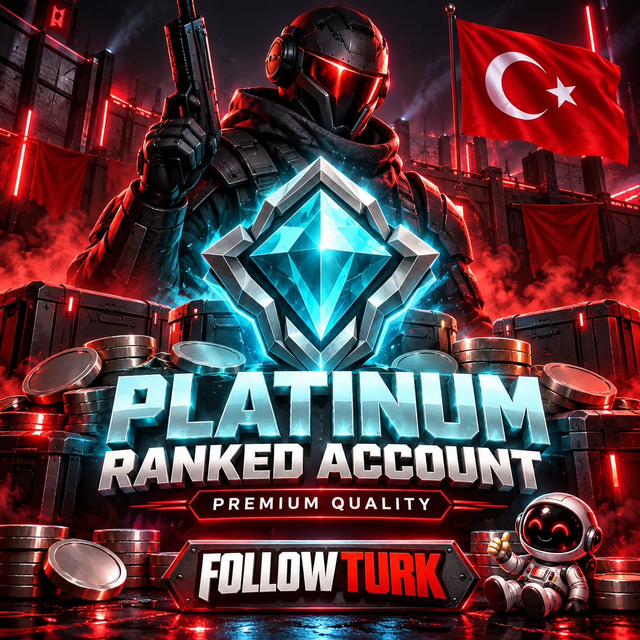Турция - TR Платиновый аккаунт - FollowTurk