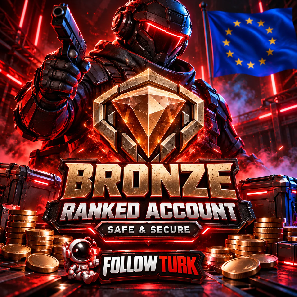 Европа — EU аккаунт Valo Бронза - FollowTurk