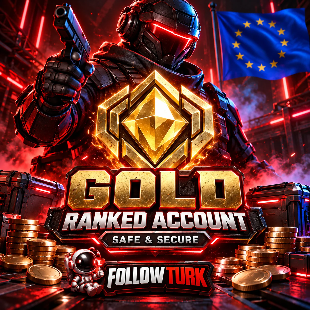 Европа — EU Gold аккаунт Valo - FollowTurk