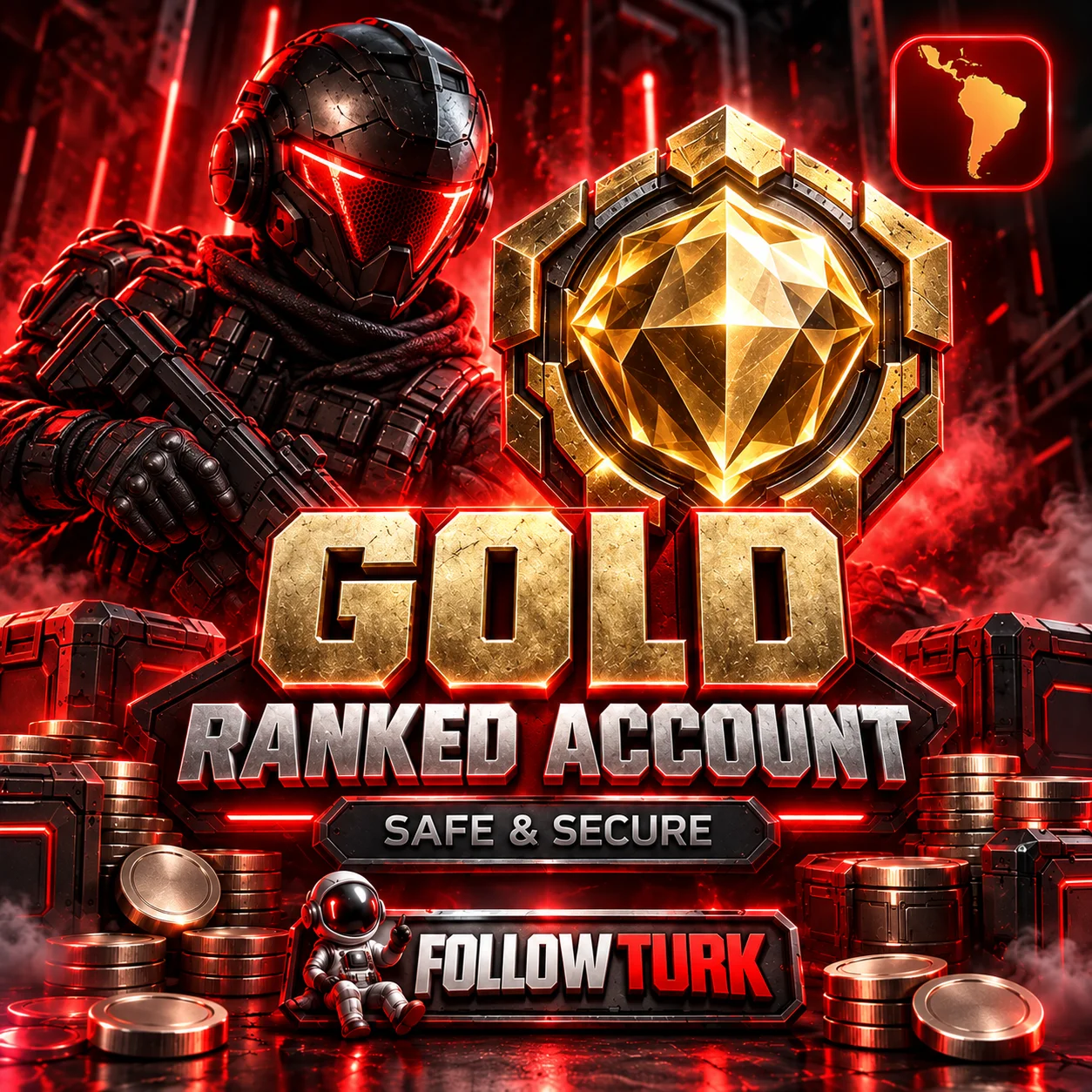 Valo Латинская Америка — аккаунт Gold (LA) - FollowTurk